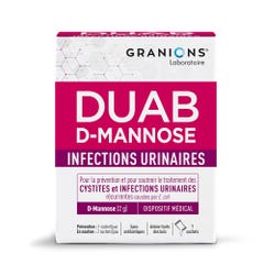 Granions DUAB D-Mannose Urinary tract infections 7 bags