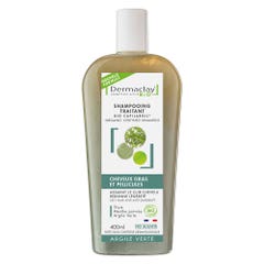 Dermaclay Capilargil Shampoo Greasy Hair With Dandruffs Cheveux Gras Et Pellicules 400ml