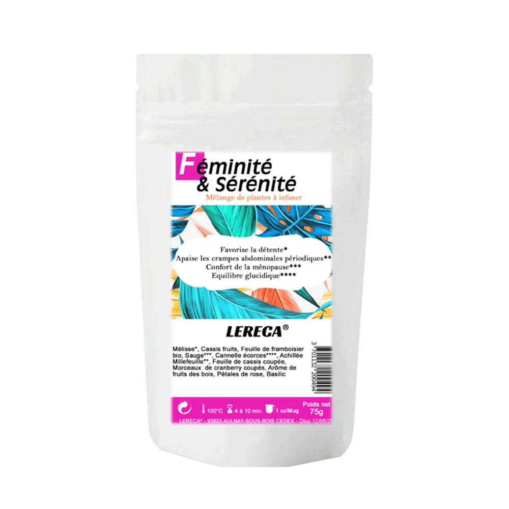 Lereca Herbal Teas Blend Femininity and Serenity 75g