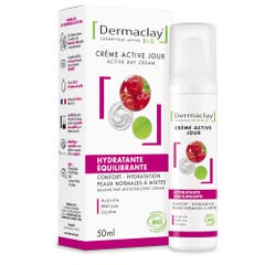 Dermaclay Active Moisturizing And Balancing Day Cream 50ml