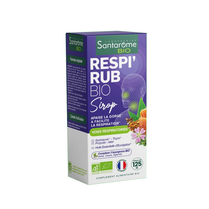 Santarome Respi'rub Syrups Bioes Nose and Throat 125ml