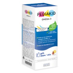 Pediakid Omega 3 Child Syrup Raspberry Flavour 125 ml