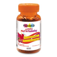 Pediakid Multivitamined Gums 60 Gums Cherry Flavour