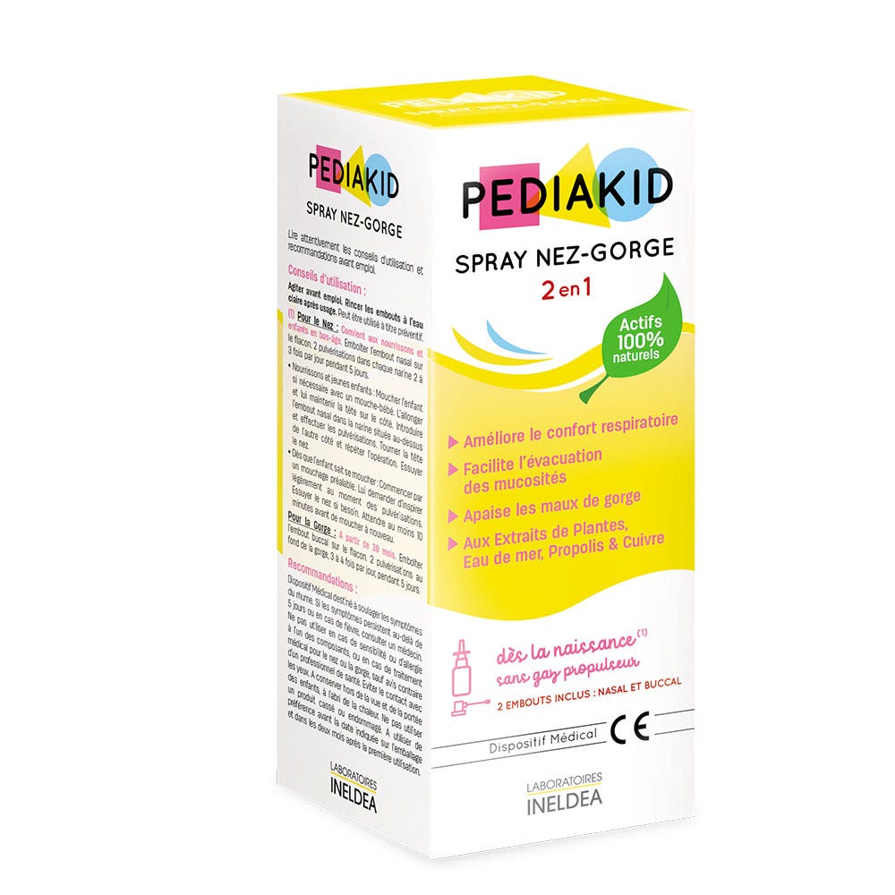Pediakid Nose And Throat Spray 20ml