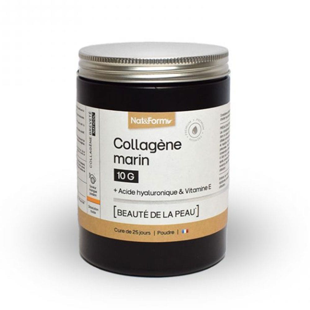 Nat&Form Collagen Marine Skin Beauty 10g + Hyaluronic Acid and Vitamin E 312.5g