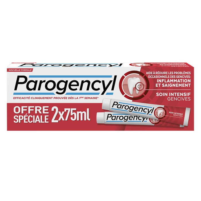 Intensive Gum Care Toothpaste 2x75ml Parogencyl