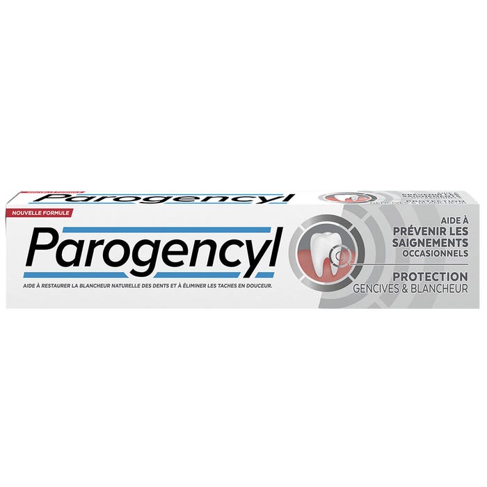 Toothpaste to prevent Whitening gums 75ml Parogencyl