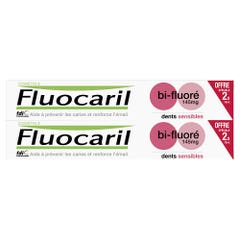 Fluocaril Toothpaste Bi-fluore Sensitive Teeth 2x75ml