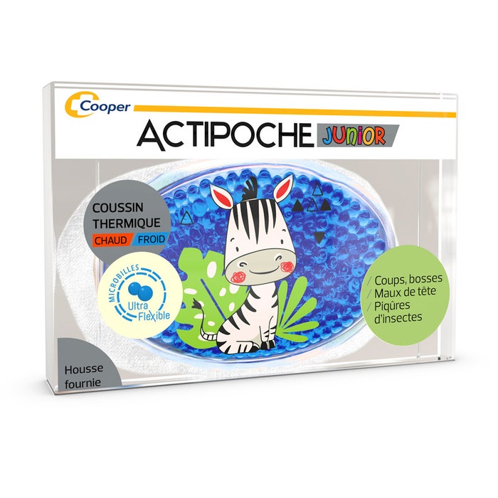 Actipoche Junior Zebre Thermal Microbead Cushion