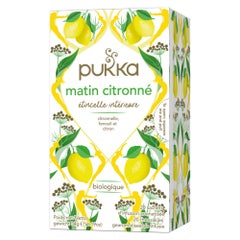 Pukka Organic Lemon Morning Herbal Teas 20 sachets