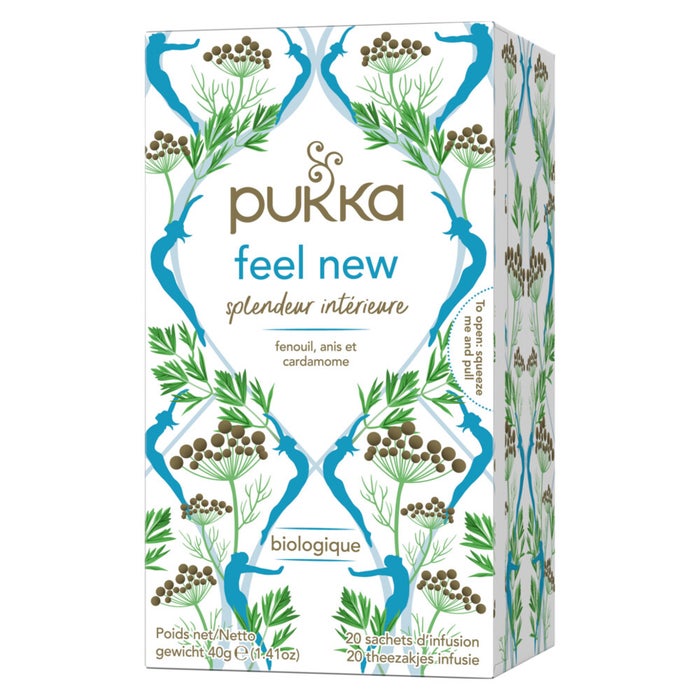 Herbal Teas Detox - feel new x 20 sachets Pukka