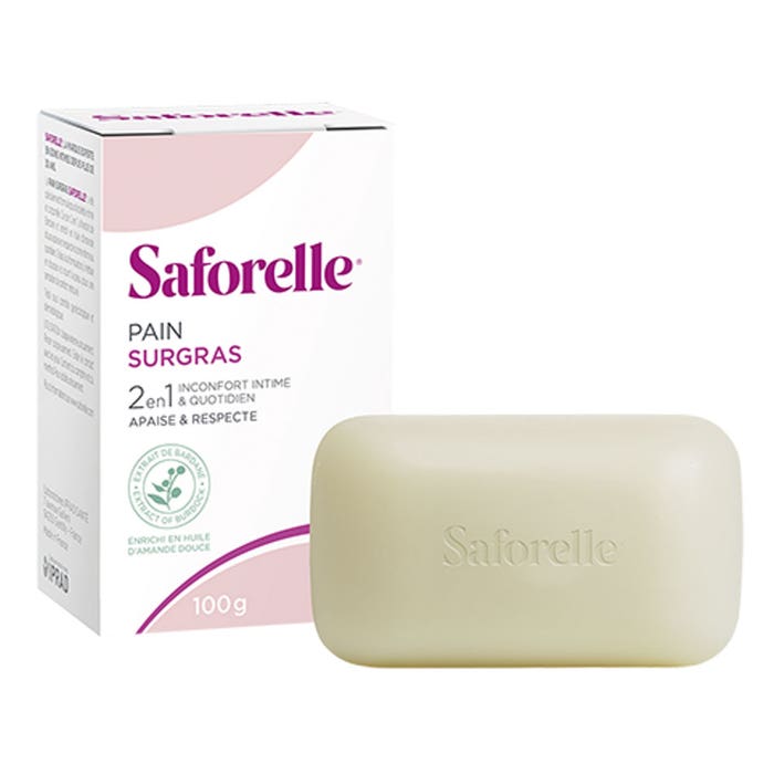 Supperfatty Cleaner In A Soap Bar Shape 100 g Saforelle