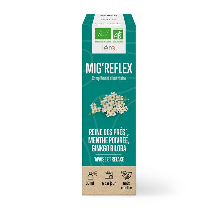 Lero Mig'Reflex Soothes and Relaxes Bioes Mint flavour 30ml