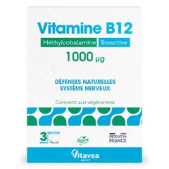 Vitavea Santé Vitamins B12 Methylcobalamin Natural defences 90 tablets