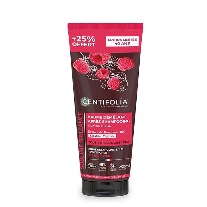 After shampoo balm with Raspberry extract and Sweet Almond Proteins 200ml Soins capillaire Centifolia