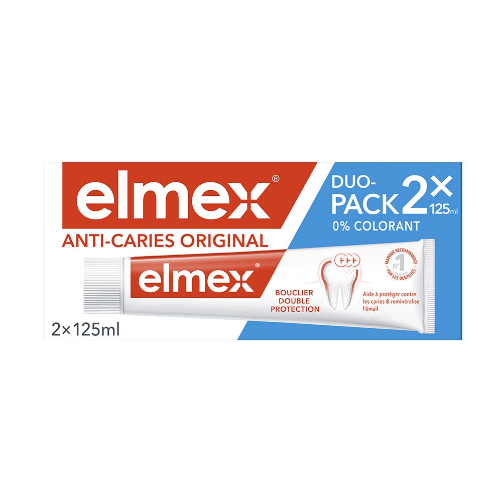 Elmex Anti-caries Original Anti-Cavities Toothpaste 2x125ml