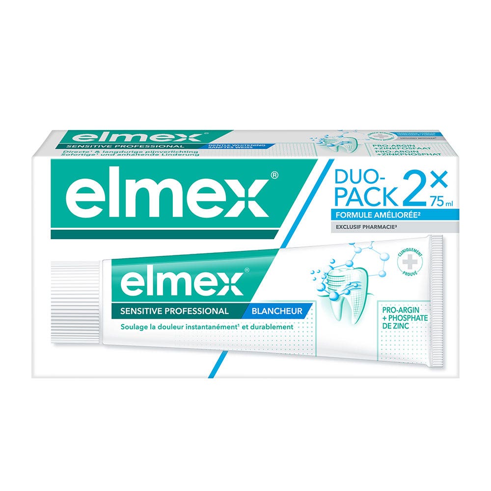 Elmex Sensitive Professional Whitening toothpaste 2 x 75 ml