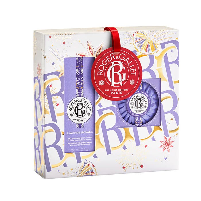 Giftboxes Water and Soaps 30ml + 50ml Lavande Royale Roger & Gallet