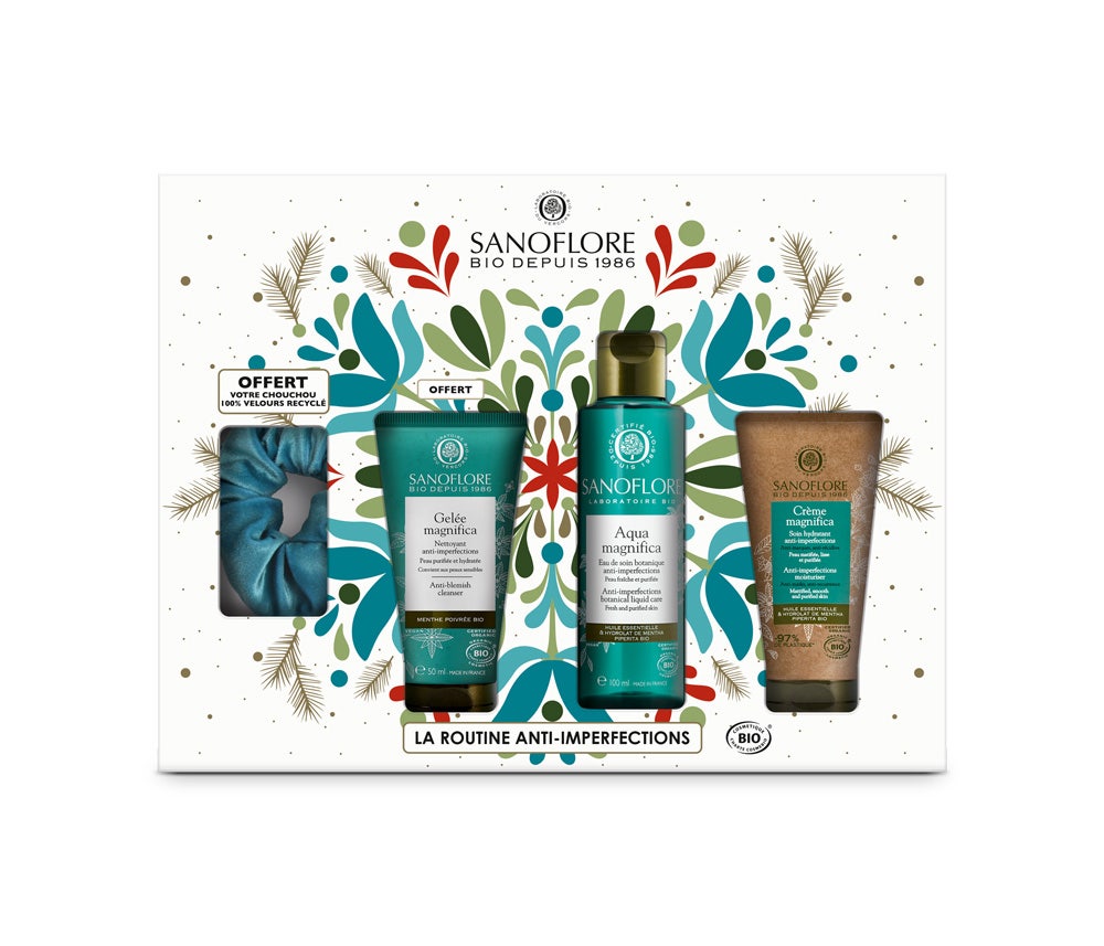 Sanoflore Magnifica Giftboxes Organic Blemish Control Routine