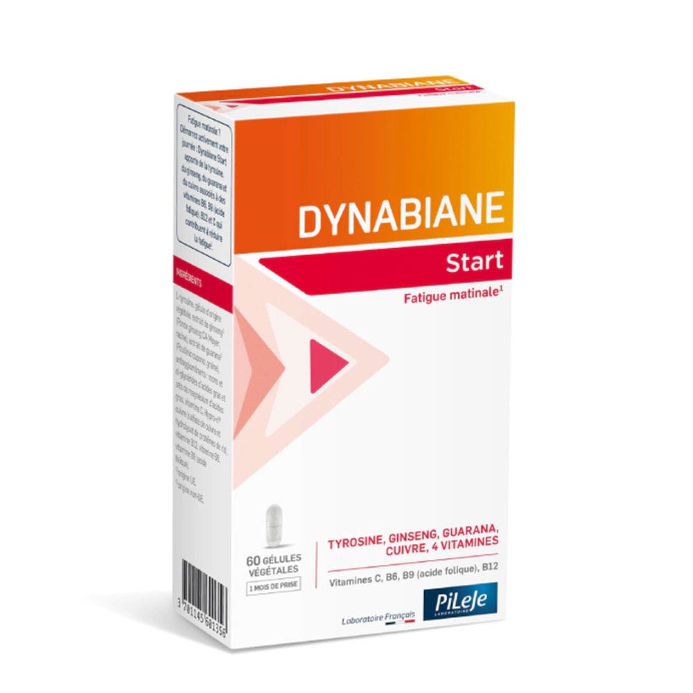 Pileje Dynabiane Vitality and fatigue Morning fatigue 60 capsules