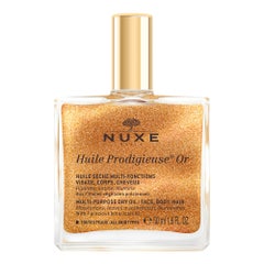 Nuxe Huile Prodigieuse Dry Oil Golden Shimmer Visage Corps Et Cheveux 50ml