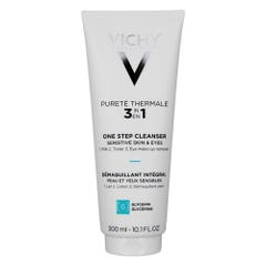 Vichy Purete Thermale 3 In 1 One Step Cleanser Face And Eyes Sensitive Skin 300ml
