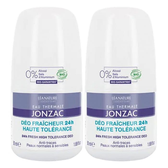 Eau thermale Jonzac High Tolerance 24H Freshness Deodorant 2x50ml