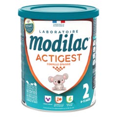 Modilac Actigest Milk Powder Thickened Formula 2 6 to 12 months 800 g