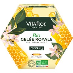 Vitaflor Royal Jelly Organic 1800mg 20 Ampulas