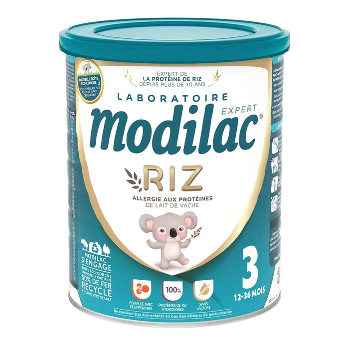 Modilac Riz Milk Powder 3 Expert 12 to 36 Months 800g