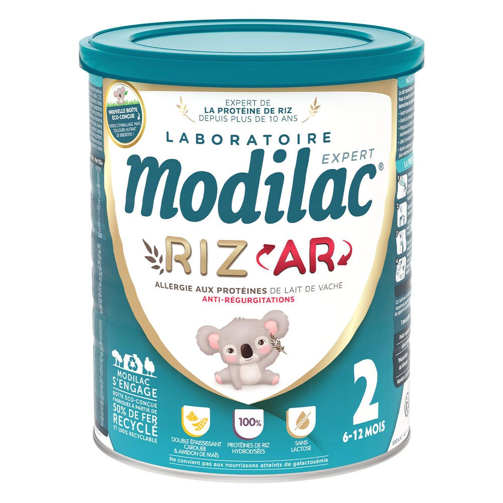 Modilac Rice AR 2nd age Milk RIZ AR 2 Expert 6 to 12 months 800g