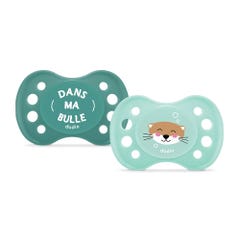 Dodie Protected animals Anatomical pacifier from 0 to 6 months x2