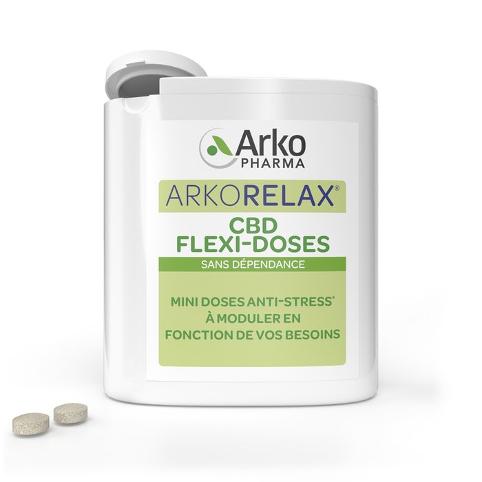 Arkopharma Arkorelax CBD Flexi-Doses 60 Mini sublingual tablets