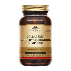 Solgar Collagene Acide Hyaluronique Complexe Beauté Peau 30 Comprimés