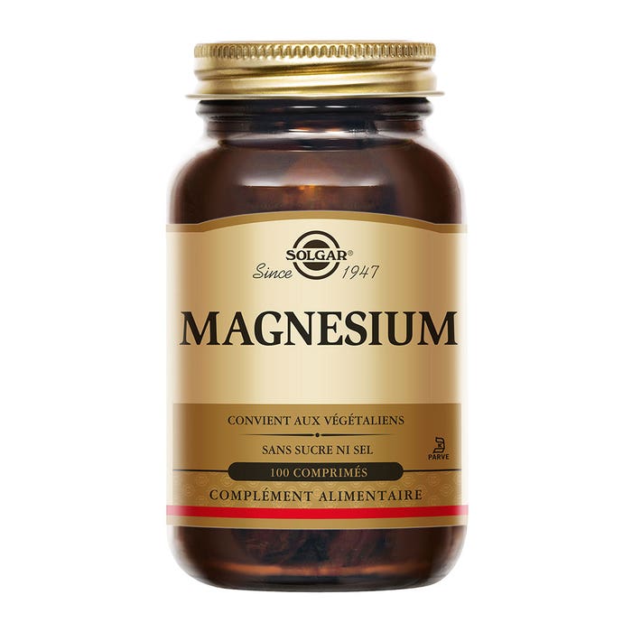 Solgar Magnesium Fatigue Vitalité 100 Comprimés