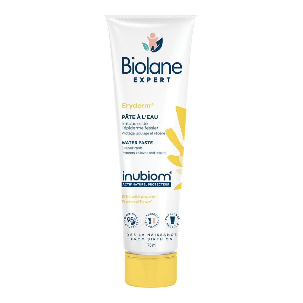 Biolane Expert Eryderm Baby Water Paste Treatment Peaux Sensibles 75ml