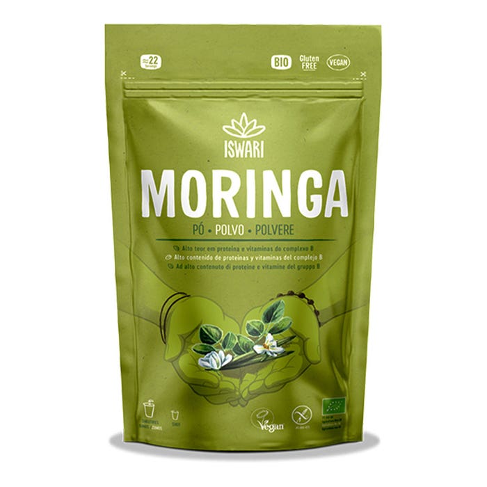 Moringa powder Bioes 125g Super Aliment Pur Iswari