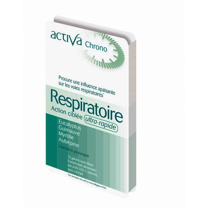 Respiratory Targeted Ultra Fast Action 15 capsules Chrono Activa