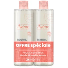 Avène Mes Essentiels Micellar Lotion Sensitive Skin 2x400ml