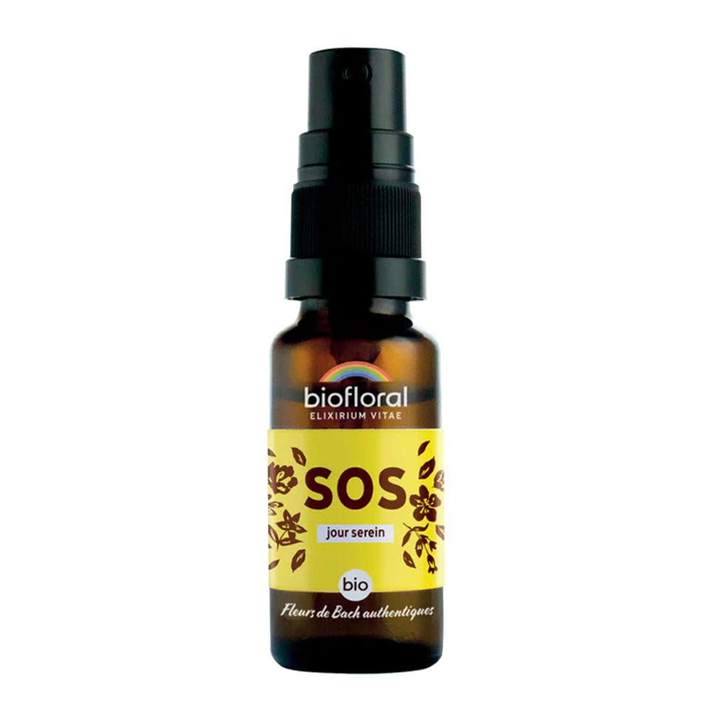 Biofloral SOS Rescue Day organic spray 20 ml