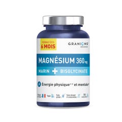 Granions Marine Magnesium + Bisglycinate 360mg 180 tablets