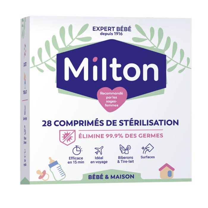 Sterilisation tablets 28 tablets Baby and home Milton