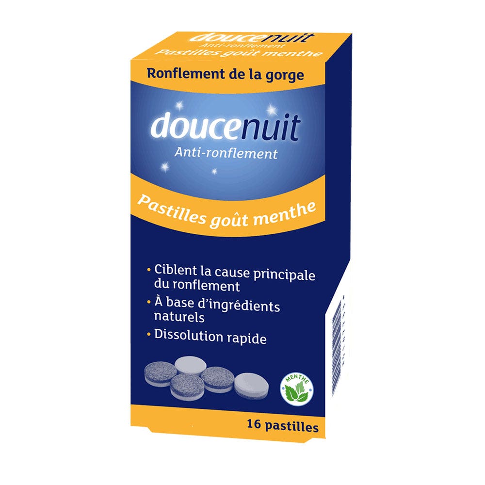 Doucenuit Anti-snoring tablets Goût menthe x16