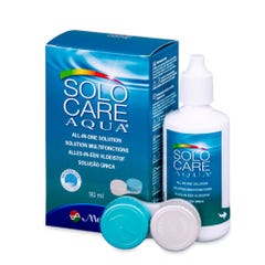 Menicon Solocare Aqua Multifunctional solution for soft lenses 90ml