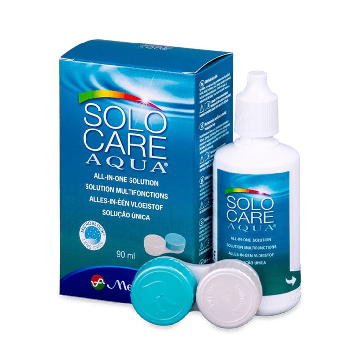 Multifunctional solution for soft lenses 90ml Solocare Aqua Menicon