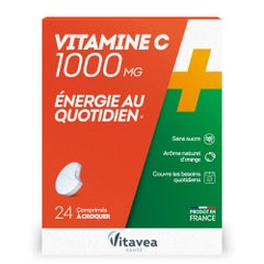 Vitavea Santé Vitamin C 1000mg Energie au quotidien x 24 tablets