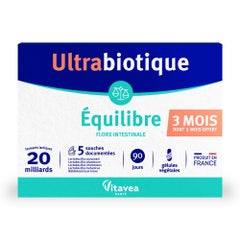 Vitavea Santé Ultrabiotique Balance X 30 Capsules Flore intestinale 3x30 Gelules