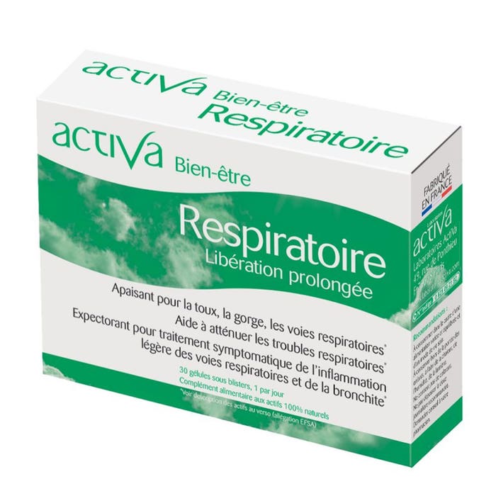 Breathing Prolonged Release 30 capsules Bien-Être Libération Prolongée Activa
