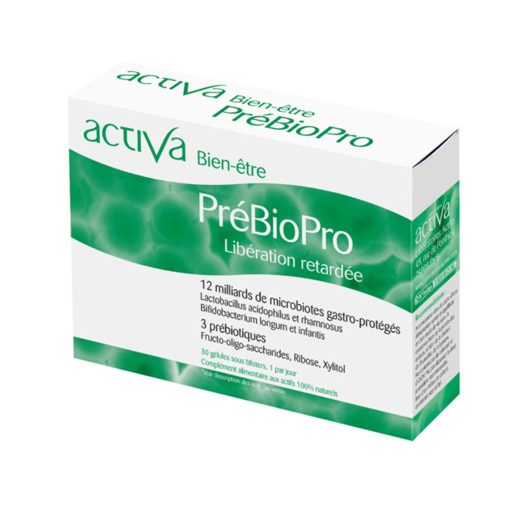 Activa Well-being Prebiopro Delayed Release 30 Capsules