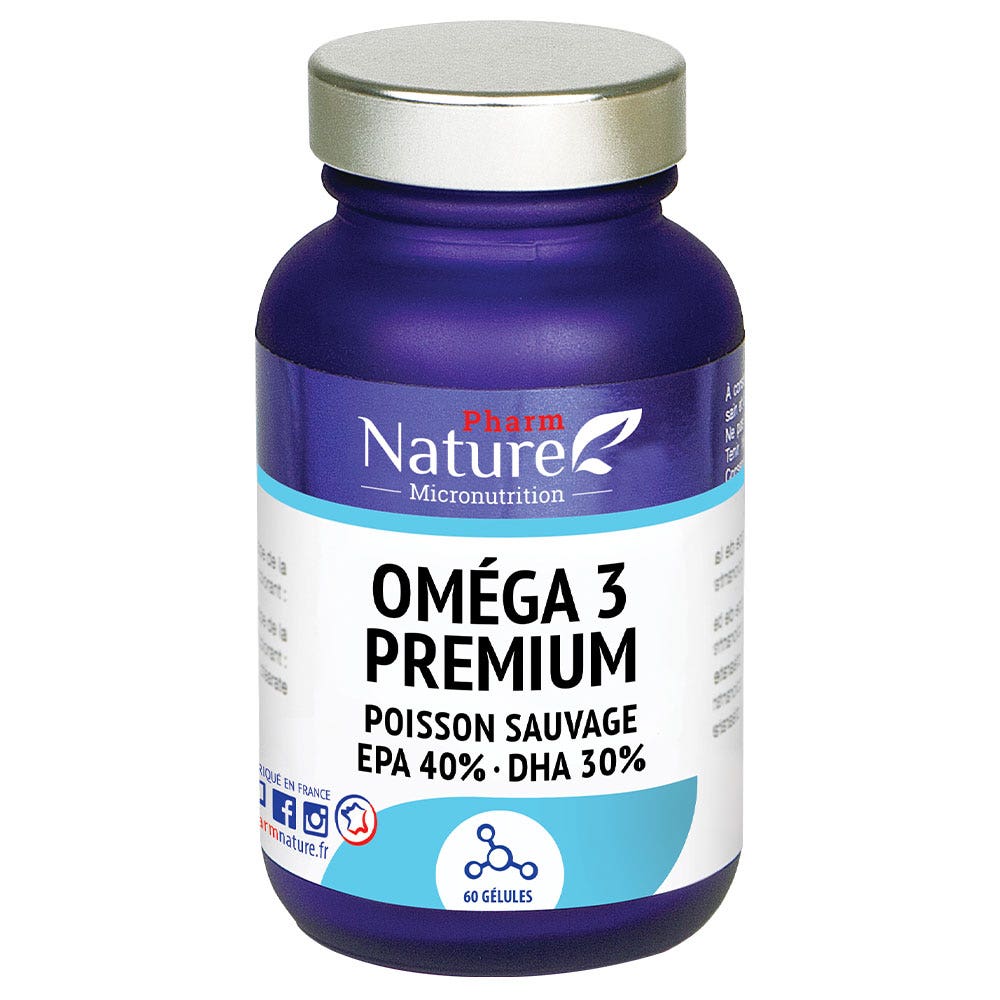 Kersiens Premium Omegas 3 Poisson Sauvage 60 capsules